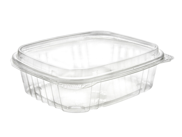 24 oz. Clear Dome Rectangle Clamshell Container by DCP