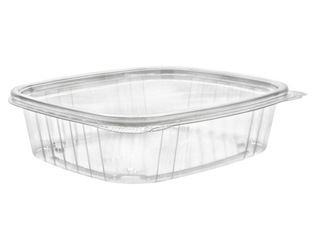 24 oz. Clear Rectangle Clamshell Container by DCP
