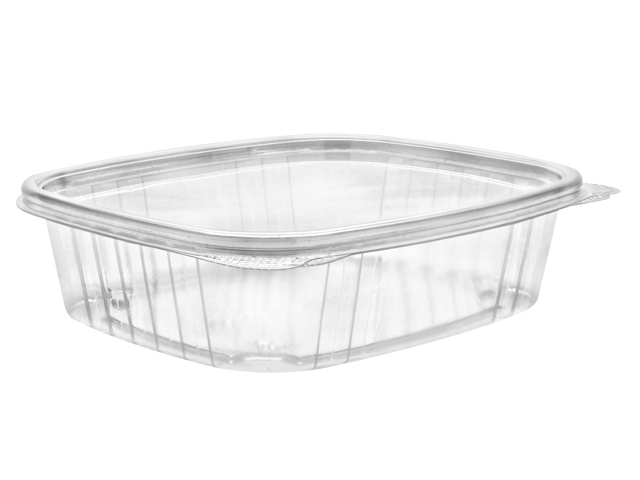 24 oz. Clear Rectangle Clamshell Container by DCP