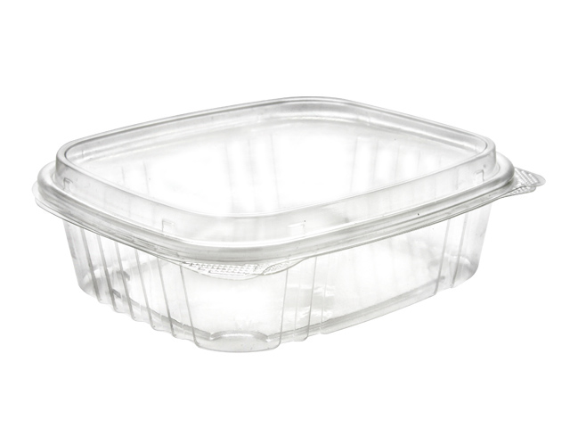 24 oz. Clear Dome Rectangle Clamshell Container by DCP