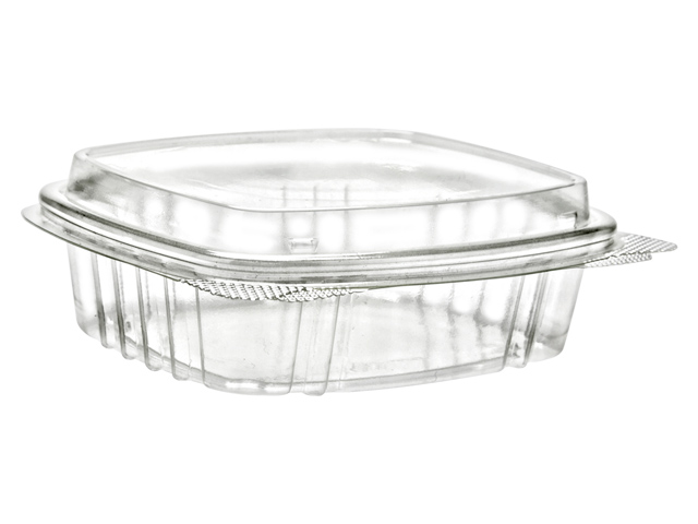 8 oz. Clear Dome Rectangle Clamshell Container by DCP