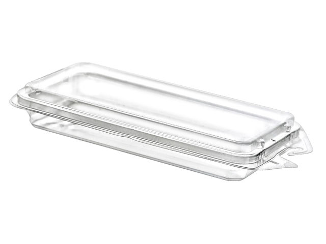 DCP2/3 oz. Clear Clamshell Container with Hanger by DCP. DCP.