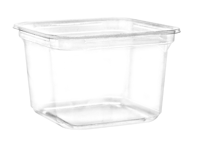 16 oz. Clear Square Tub by DCP, DCP