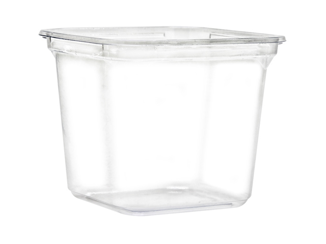 20 oz. Clear Square Tub by DCP