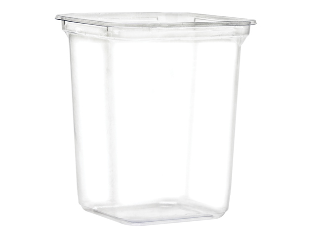 32 oz. Clear Square Tub by DCP