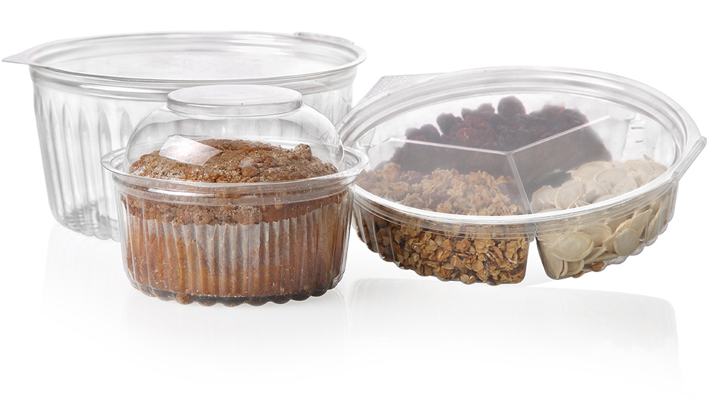 Discount Clear Pack Round Clamshell Containers